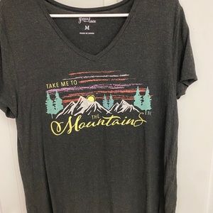 Grace and lace take me to the mountains tee